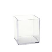 Acrylic Designer Cube Vase 10cm