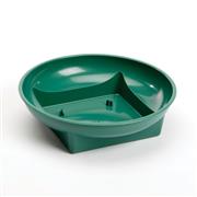 Square Round Large Green Plastic Bowls