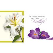 Small Worded Male Relative Funeral Cards