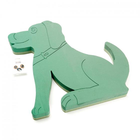 Oasis Sitting Dog Floral Foam Shape Oasis Item Code 8356