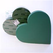 Oasis Ideal Floral Foam Hearts 21 inch Pack of 2
