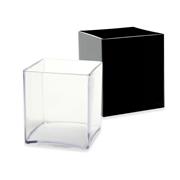 Acrylic Designer Cube Vase 15cm