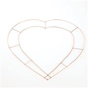 Open Heart Wire Frame 46cm