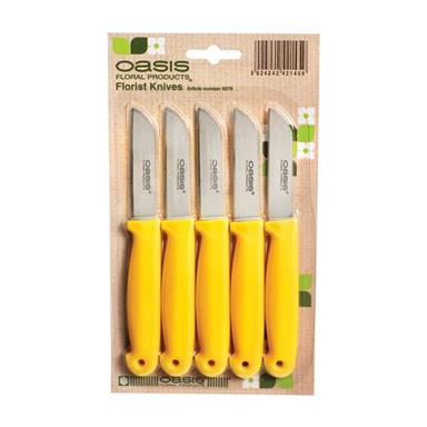 Set di coltelli da fiorista, 10 pezzi, con lama Solingen Set di coltelli da fiorista, 10 pezzi, con lama Solingen