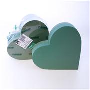 Oasis Ideal Floral Foam Hearts 12 inch Pack of 2