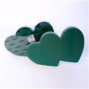 Double Solid Oasis Floral Foam Heart Shape