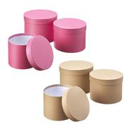 Round Symphony Hat Boxes Set of 3