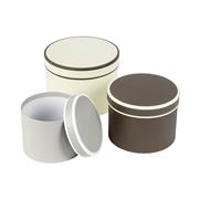 Round Couture Hat Boxes Set of 3