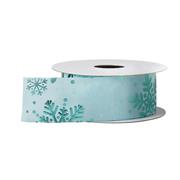 Snowflake Ribbon Blue