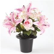 Everlasting Blooms Grave Vase Container