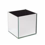 Mirrored Cube Vase 14cm