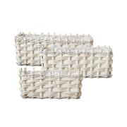 Lined Teton Rectangular Baskets Set of 3