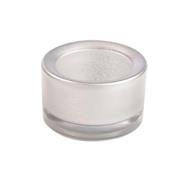 Small Glass Tealight Holder Silver