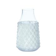 Hamun Vase Frosted Clear 30cm