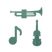 Oasis Ideal Floral Foam Music Shape Small