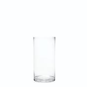 Tall Cylinder Glass Vase 40 x 20cm