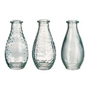 Wisp Clear Glass Bud Vase