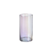 Pearlescent Glass Cylinder 20cm