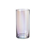 Pearlescent Glass Cylinder 25cm