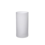 Frosted Glass Cylinder 20cm