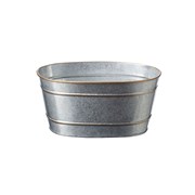 Noble Tinware Zinc and Gold Medium Trough