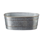 Noble Tinware Zinc and Gold Large Trough