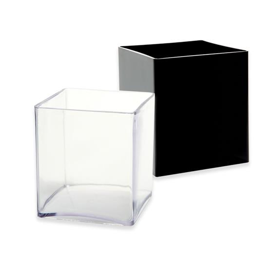 godt løbetur Tegne forsikring Acrylic Plastic Cube Vase 15cm x 15cm - Oasis item code: 4120