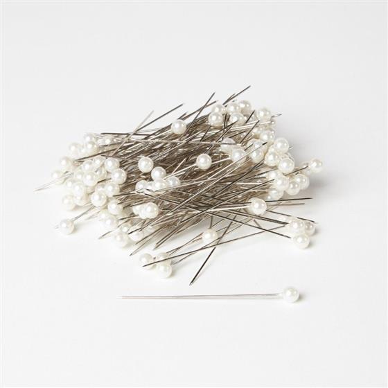 TCG Floral Premium Corsage Pin 1-1/2-in. Pearl White Round 144pcs TCG Floral Premium Corsage Pin 1-1/2-in. Pearl White Round 144pcs