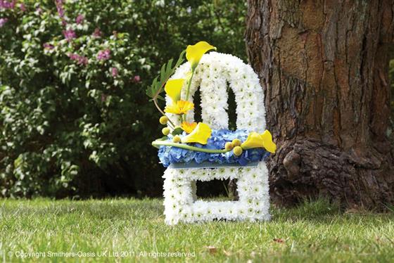 Gates of Heaven Funeral Memorial Tribute 3d Wet Oasis Floral Foam SKU 2206  for sale online